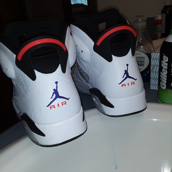 Air jordan 6's tinker's pink and purple - Picture 2 of 2